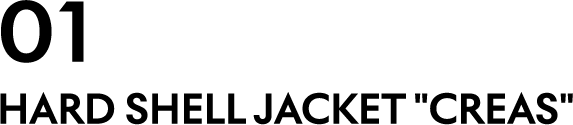 01 HARD SHELL JACKET CREAS